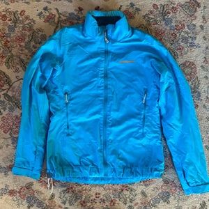 Blue winter women’s Patagonia jacket. Worn but in perfect condition.